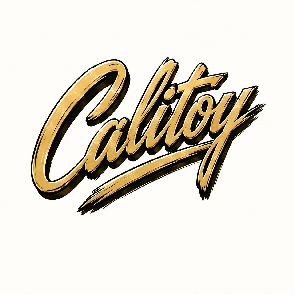 Calitoy Gold Emboss Tee