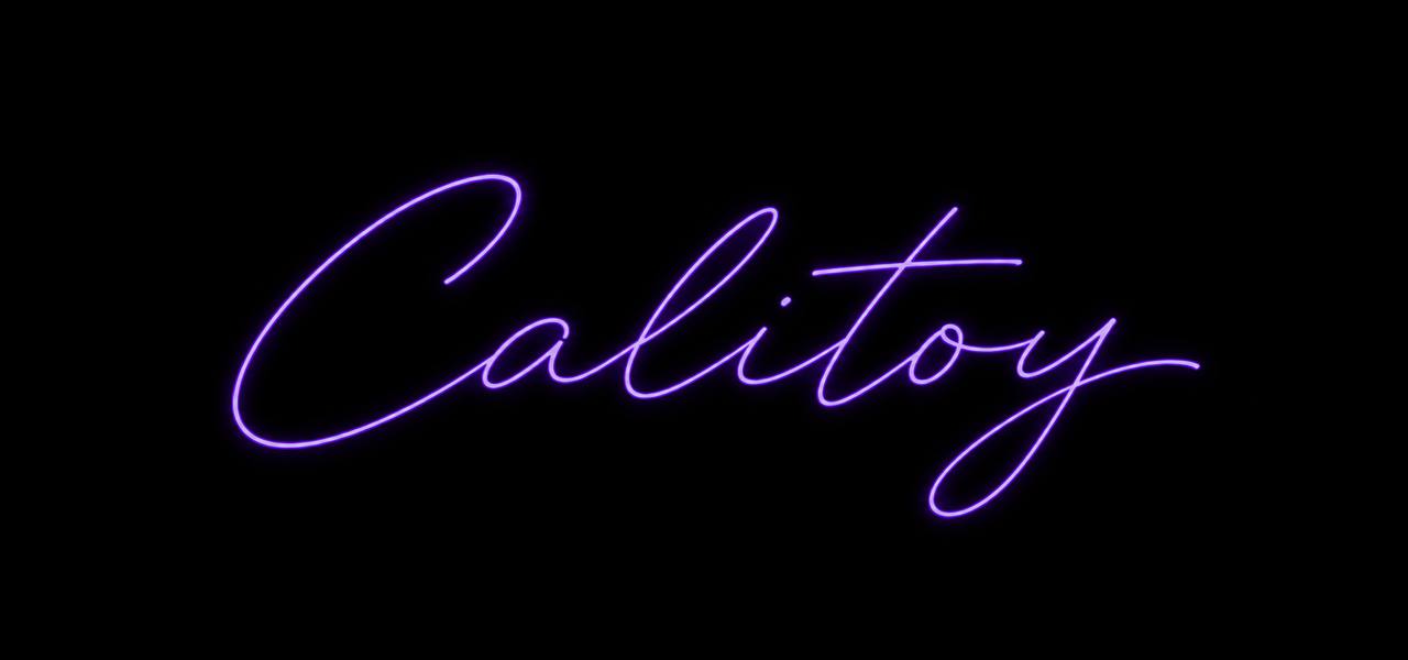Calitoy Neon Purple Tee