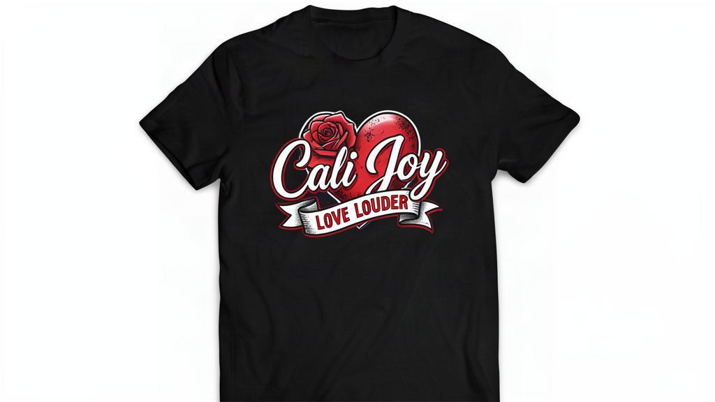 Calitoy Rose Heart Tee